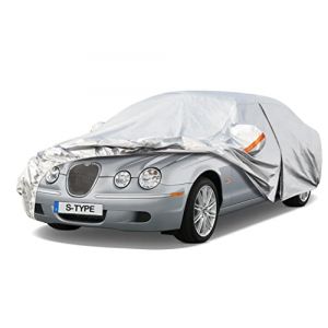 Kayme Bâche Voiture Étanche Respirante, 6 Couches Housse de Protection Voiture Extérieur Compatible avec 1998-2007 Jaguar S-Type, Contre Pluie Soleil Poussière avec Zip et Doublure en Coton. (kayme car covers shop, neuf)