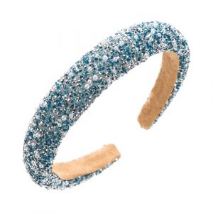 Bandeau Tête de Mort Large Tête de Mort avec Strass Brillants Perles Artificielles pour Mariage Cérémonie et Usage quotidien (TTL-fushi, neuf)