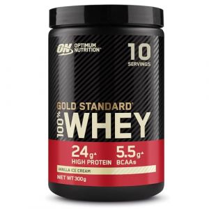 Optimum Nutrition Gold Standard 100% Whey, Protéine en Poudre, Goût Glace À La Vanille, 300g, 10 Doses (Optimum Nutrition FR, neuf)