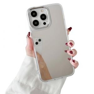 ZTOFERA Coque pour iPhone 16 Pro, Etui Miroir de Luxe Clair Brillant Souple TPU et Rigide PC Mince, Objectif de Caméra Complet de Protection Antichoc Anti-Rayure pour iPhone 16 Pro 6,3" - Transparent (zongTop, neuf)