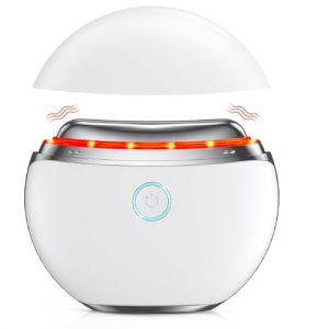 Appareil Anti Rides Visage, Profey EMS Gua Sha, Masseur Visage avec 4 Modes, Chaleur & Vibration, Massage Visage ELectrique avec LED Rouge Bleu Violet, Lifting Visage, R&eacute;Duction des Gonflements (ProfeyEU, neuf)