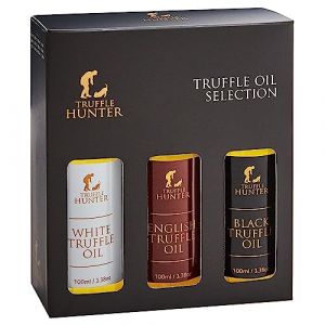 TruffleHunter - Ensemble d'Huiles de Truffe Anglaise, Noire et Blanche - Huile d'Olive Extra Vierge & Huile de Colza Press&eacute;e &agrave; Froid - 100ml x 3 (TruffleHunter, neuf)