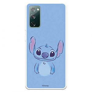 Coque Samsung Galaxy S20 FE Officielle Lilo & Stitch Stitch Bleu pour protéger Votre téléphone Portable Coque Samsung en Silicone Souple sous Licence Officielle Disney. (La Casa de Las Carcasas, neuf)