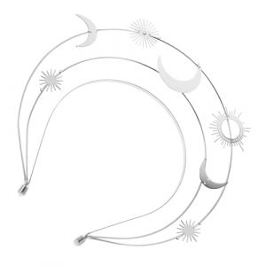 VERDANVERSE Coiffe De Mode D&eacute;esse Lune Des &Eacute;toiles D&eacute;guisement De F&ecirc;te Bandeau De D&eacute;esse Soleil (SLILi, neuf)