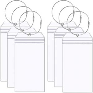 6 Pi&egrave;ces Porte-&Eacute;tiquettes de Bagage Croisi&egrave;re,Etiquette Bagage Valise Transparente, &Eacute;tiquettes &agrave; Bagage en PVC Etiquette Valise Voyage Avion pour Valise Pour Bagage,Valise,Voyage (qingjian, neuf)