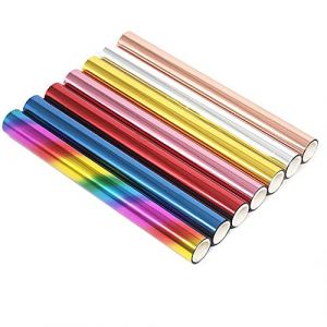 CYFUN DESIGN Lot de 7 rouleaux de papier d'aluminium r&eacute;actif, utilisation avec plastifieuse imprimante laser, papier holographique pour transfert thermique pour scrapbooking, artisanat, papier (TOTECHEU-Direct, neuf)