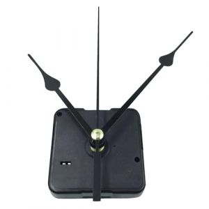 Q-uartz Kit de m&eacute;canisme d'horloge silencieuse Q-uartz D-I-Y M&eacute;canisme de mouvement d'horloge murale, aiguilles d'horloge et kit moteur, pi&egrave;ces de rechange &agrave; piles, pour petit r&eacute;veil (Yuyuxian, neuf)
