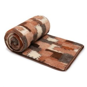 Best Wool Couverture Laine Merinos 220x200 cm - Couverture Mouton Chaude - 100% Laine Merinos - Grande et Moelleuse - Poids 500g/m2 - Mat&eacute;riau Respirant (Wool-Stam, neuf)