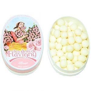 Anis De Flavigny : Bonbon Anis De Flavigny: Boite Ovale 50g Rose (Cocooncenter, neuf)