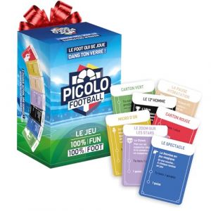 Picolo Foot&reg; &ndash; Jeu de Cartes Ap&eacute;ro Sp&eacute;cial Match de Foot | 100 Cartes, 5 Cat&eacute;gories Fun | Gages Pendant Le Match | Simple, Rapide et Dr&ocirc;le | Id&eacute;e Cadeau Fans de Football | OriginalCorner&reg; (Original-Corner, neuf)