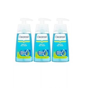 Clearasil Daily Clear Skin Perfecting Gel Wash Sensitive Lot de 3 x 150 ml (Europe Centre, neuf)