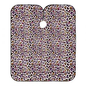 Imprimé Léopard Guépard Coloré Cape De Coupe Anti-Taches Robe De Coiffure Accessoires Peignoir Coiffure Pour Coiffeurs Barber Salon 140X168Cm (guangzhouhongchenmaoyishanghanggerenduzi, neuf)