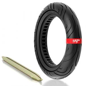 1PZ FR7-SX1 Pneu Plein 12.5" Anti-crevaison - Double Taille Universelle 12 1/2x2 1/4(62-203) & 12.5x2.50 - Haute Densit&eacute; Sans Gonflage pour Scooter V&eacute;lo &Eacute;lectrique Xiaomi Ninebot Segway (1PZ, neuf)
