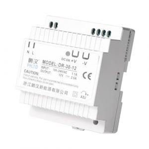 Stonenect Transformateur d'alimentation Rail Din Alimentation modulaire montable pour automatisation industrielle Boîtes de distribution Instrumentation Transformateurs (12V 2.5A DR-30-12) (Stonenect, neuf)