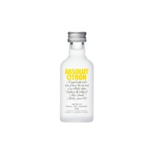 Absolut Citron Vodka 5cl Miniature (MINIBOXBAR, neuf)