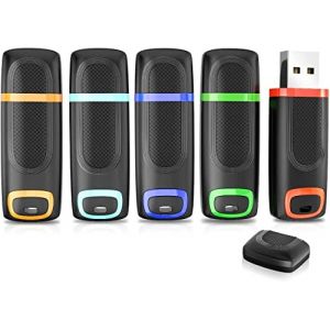 Cle USB 64Go 3.0, Lot de 5 Clé USB 3.0 64Go, Vansuny Cle USB 64GB Go Stockage Données avec Lumière LED pour PC tablettes/Ordinateurs Portables/Car (Bleu, Cyan, Vert, Orange, Rouge) (RAOYI GOOD USB, neuf)