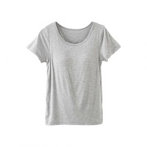 Camisole Femme D&eacute;bardeur avec Soutien-Gorge Int&eacute;gr&eacute; Camisole Sport avec Brassi&egrave;re Caraco D&eacute;bardeur De en Yoga sans Manches Haut Tank Top Gilet Rembourr&eacute; &Agrave; Bretelles Ajustables (Blingko, neuf)