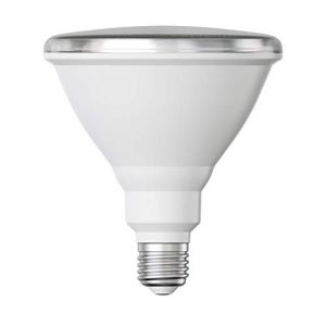 ledscom.de Ampoule LED E27, PAR38 cou court, blanc (4000 K), 14,9 W, 1395lm, 41°, miroir réflecteur (argent) (LEDs Com GmbH, neuf)