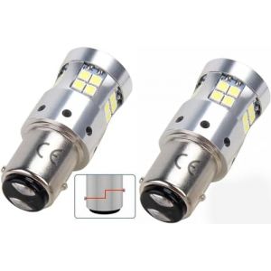 Bsxywa 1157 LED Ampoules 12V-24V, 3030 26SMD Chipset 6500K Blanc Ampoule, Utilisé pour l'éclairage de paysage et d'intérieur, et les installations basse tension. Lot de 2 (Bsxywa, neuf)
