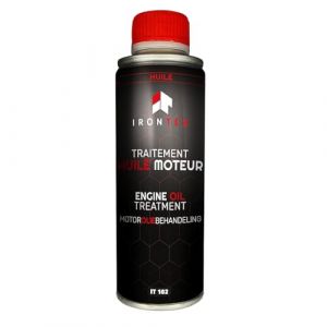 Traitement Anti usure & Remétallisant Huile Moteur | IRONTEK | 300ml | Réduction friction et usure, moteur souple et protégé | Adapté essence, diesel effet longue durée | Type Cera Tec | Additif Huile (SNQR-MOTORS, neuf)