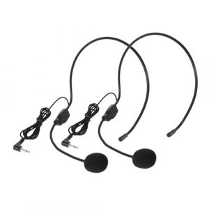 BESPORTBLE Casque Micro Filaire &Agrave; Condensateur Avec Bras R&eacute;Glable Pour Amplificateur Vocal Oreillette Confortable Pour Chant Enseignement Et Spectacles (Breeze & Leaves, neuf)