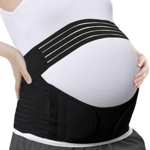 APKOL Ceinture De Grossesse Soutien Abdominal,Bande De Ventre De Maternit&eacute; Pour Grossesse Soulager La Douleur Dorsale Pelvienne,Bandes de soutien pelvien,Ceinture De Maintien Du Ventre,Noir,M (APKOL LLC, neuf)