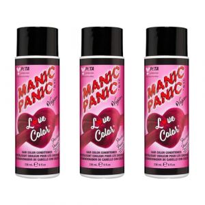 Manic Panic Love Color Fièvre fuschia, sans cruauté, végétalien et vibrant 3 x 236ml (Solretail LTD, neuf)