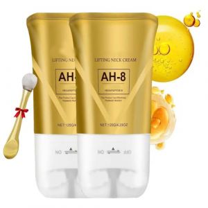 2Pcs Moonlinse Neck Firming Cream,Tightening And Lifting Cream With V-Roller,For Skin Body Care Comfort, Moisturizing,Skin Care (WEIYIXIN, neuf)