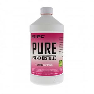 XSPC Pure Coolant, 1 Liter - Pink, UV (Doc Micro, neuf)