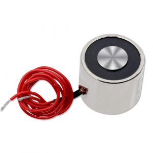 Électro-aimant P30/25 DC 6V 100N 22LB/10Kg - 30 x 25mm Électro-aimant rond (Uxney -FR, neuf)