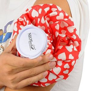 Poche de glace NEOtech Care - Vessie cryothérapie - Premiers soins - Couvercle vissable (Design cœurs, 20cm diamètre) (NEOtech Care (EU), neuf)