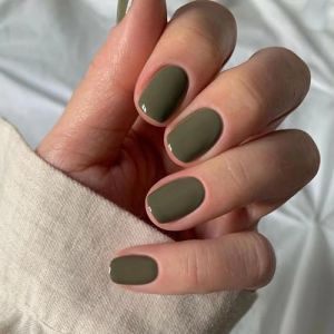 Ceboic Français Faux Ongles Court Carré Couleur Pure Press on Nails Ballerine Glossy Glänzend Ongles à Coller Acrylique Pleine Couverture Ongles à Presser 24Pcs pour Femmes et Filles(Vert Matcha) (Biaodian, neuf)