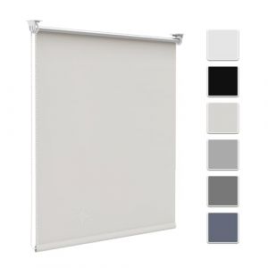 Zarnan Store Enrouleur Occultant sans Per&ccedil;age, Beige 100l x 170L cm, Isolant Thermique pour Fen&ecirc;tre ou Porte, Facile &agrave; Installer, Prot&eacute;ger Votre Vie Priv&eacute;e, pour Chambre,Salon, Salle de Bain (Rocotex, neuf)
