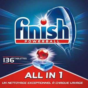 Finish Pastilles Lave-Vaisselle Powerball All in One Max - 68 Tablettes Lave-Vaisselle - Lot de 2 (WeServ Store, neuf)