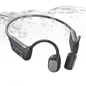 Relxhome Casque Conduction Osseuse Bluetooth 5.4, Ecouteur Waterproof Natation, Mémoire MP3 32G Intégrée, Lecteur MP3 Étanche IPX8, Écouteur Natation sans Fil, Ecouteur Piscine pour Nager (LFTooYo, neuf)