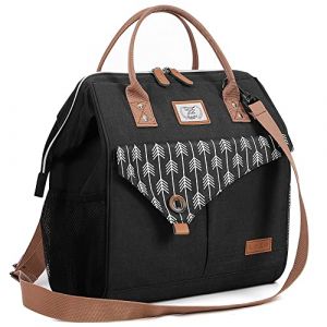 Lekesky Sac Isotherme Repas Femme 15 L Lunch Bag Glaciere Souple Isotherme pour Bureau Travail Pique-Noir (Z-ONE LTD, neuf)