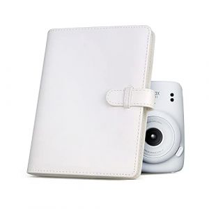 Rieibi Album photo Mini 128 pochettes, portefeuille en cuir PU pour appareil photo instantané Fujifilm Instax Mini Evo/11/8/9/7s/25/70/90, album photo coloré brillant pour Polaroid (ANYIUK, neuf)