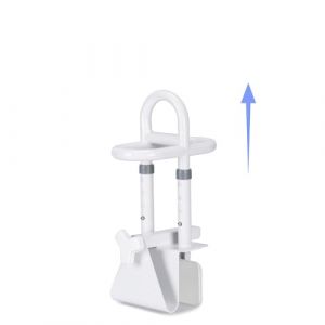 Poignee baignoire securit&eacute;, barre dappui baignoire, R&eacute;glable en Hauteur et Largeur, S&eacute;curit&eacute; Salle de Bain, Blanc (Kajkey, neuf)