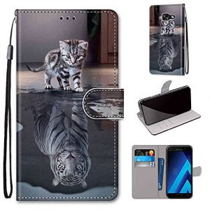 TOMYOU Coque pour Samsung Galaxy A5 2017, &Eacute;tui pour Samsung Galaxy A5 2017, avec [Emplacements Cartes] Coque Compatible pour Samsung Galaxy A5 2017 (WGR Global Business, neuf)