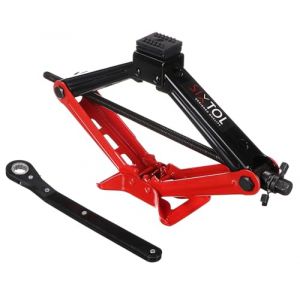 SIXTOL SX Scissor Jack 2T | Cric ciseau avec cliquet | Cric Voiture Compact 2T | Outil de Levage (VISO TRADE, neuf)