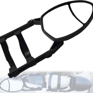 CXAFQ Rétroviseur De Remorque De Voiture (Noir), Miroir Caravane, Accessoires Caravane, Conception Réglable Pour Remorques, Camping - Cars, Camions, Répondre Aux Besoins De Différents Utilisateurs (CXAFQ, neuf)