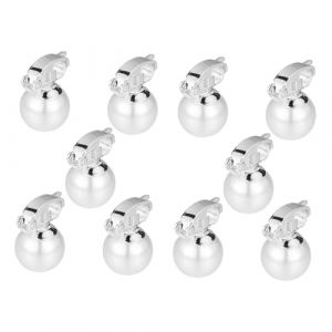 VALICLUD 10pi&egrave;ces Clips Pour Cheveux Avec Ornements Ronds Pince Cheveux D&eacute;coratif Pour Femmes Cr&eacute;oles &agrave; Clip Pour Mariages F&ecirc;tes Et Tenues Quotidiennes (SHUI LIAO, neuf)