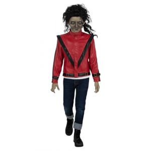 Funidelia Veste Officielle de Michael Jackson Thriller pour gar&ccedil;on, Taille 10-12 ans. Accessoires de d&eacute;guisements pour enfants pour f&ecirc;tes, Carnaval et Halloween (Funidelia FR-BE-LU, neuf)