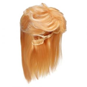 Zerodeko Perruque Mulet Blonde Synth&eacute;tique Coupe Mulet Ann&eacute;es pour Homme Accessoire D&eacute;guisement Halloween Soir&eacute;e (Joseph Xu, neuf)