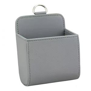 Organisateur Universel pour &Eacute;vent De Voiture Sac De Rangement pour Grille D'A&eacute;ration De Voiture, Bo&icirc;te De Rangement avec Crochet en Cuir PU Porte-Pochette T&eacute;l&eacute;phone Portable Suspendu Conteneur (Uposao, neuf)
