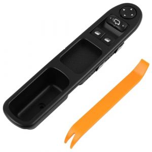 Interrupteur de L&egrave;ve Vitre &Eacute;lectrique pour 307 (2000-2005), Commande Bouton L&egrave;ve Vitre, Interrupteur Commande de Leve Vitre, Bouton de Commande de Fen&ecirc;tre, R&eacute;f&eacute;rences 96351622XT, 6554.E4 (6554.E4) (DaFuGuangZhi, neuf)