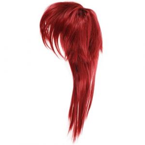 WEKADRIN Mèche Mulet Longue pour Homme Couleur Rouge Vin Perruque Cosplay Synthétique Résistante à la Chaleur Coiffure Anime Volumineuse Style Mulet pour Costume et Fête (CIUUNIG, neuf)