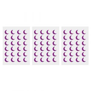 Generic Autocollants Uv, Soja 72pcs Respirant sans Tissus en Forme de Lune en Forme d'autocollant Nano Uv pour l'été (Ongoion, neuf)