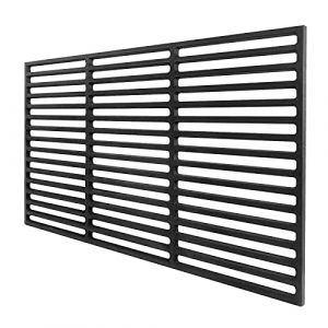 UISEBRT Grille de cuisson rectangulaire en fonte &eacute;maill&eacute;e 54 x 34 cm - Pour barbecue &agrave; gaz, barbecue au charbon de bois et plus encore (54 x 34 cm) (Danyang Home, neuf)