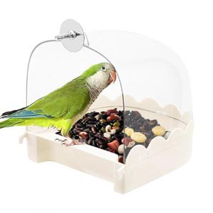 Bain d'oiseaux calopsitte, bain d'oiseaux pour cage - Baignoire douche spacieuse pour perruches | Fournitures de nettoyage multifonctions pour baignoire, accessoires pour cage à oiseaux, baignoire tra (liuhuidianzi, neuf)
